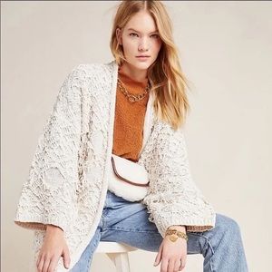 Anthropologie Akemi Kin Tassel Fringe Cardigan